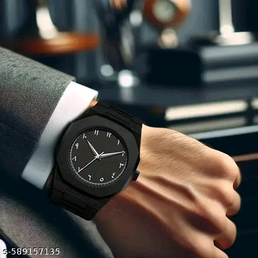 Shafs Mens Arabic Dial Watch